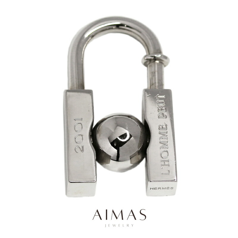 楽天市場】【HERMES】エルメス カデナ メタル 南京錠 鍵 ペンダント