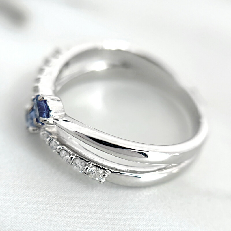 楽天市場】ベニトアイト 約0.2ct リング 11.5号 PT900 プラチナ