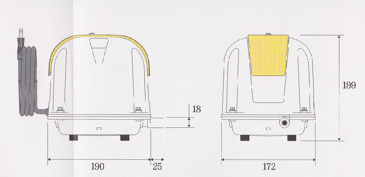 楽天市場】安永 エアーポンプ AP-30（8方分岐装置付き） 安永