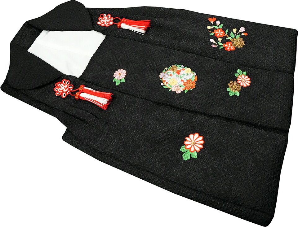 楽天市場】七五三 着物 女児三歳用 被布コート 正絹 絞り 新品ht329