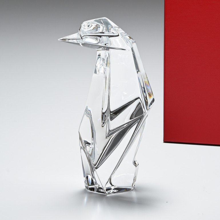 楽天市場】バカラ クリスタルフィギュア オリガミ ペンギン 置物