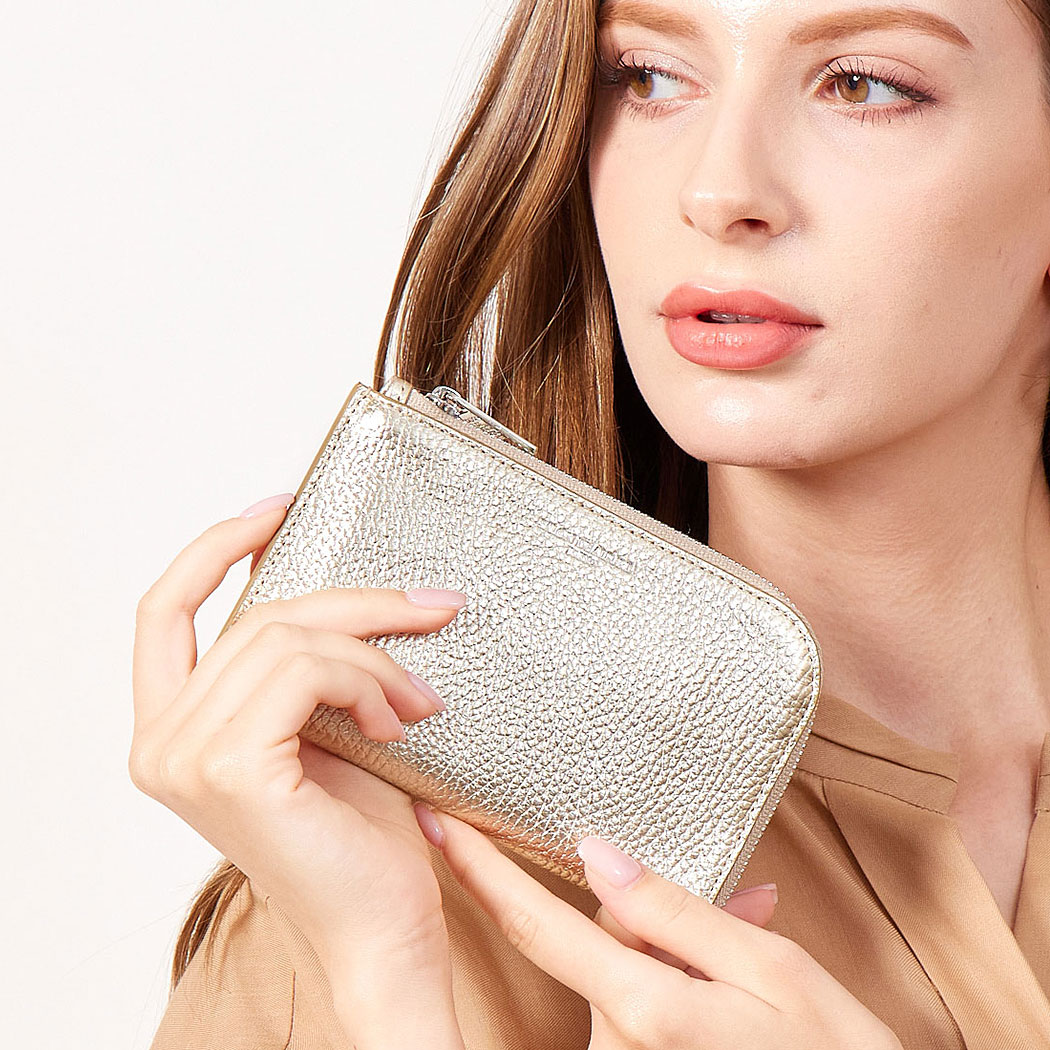 楽天市場】ミニ財布 レディース 財布 ブランド 薄い l字ファスナー