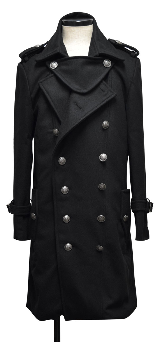 楽天市場】V系 コート メンズ モード系 ロングコート メンズ