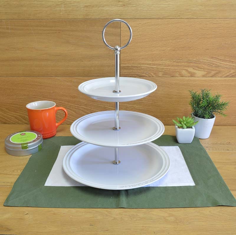 楽天市場】ル・クルーゼ ワイン アフタヌーンティー スタンド 3段 Le