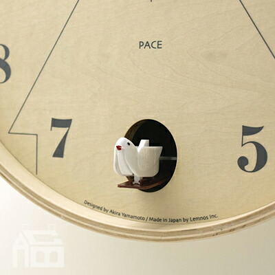 楽天市場】Lemnos PACE カッコー時計 LC11-09 鳩時計 ハト時計 掛時計