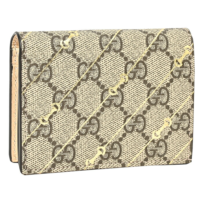 楽天市場】グッチ GUCCI 財布 二つ折り ホースビットプリント カード