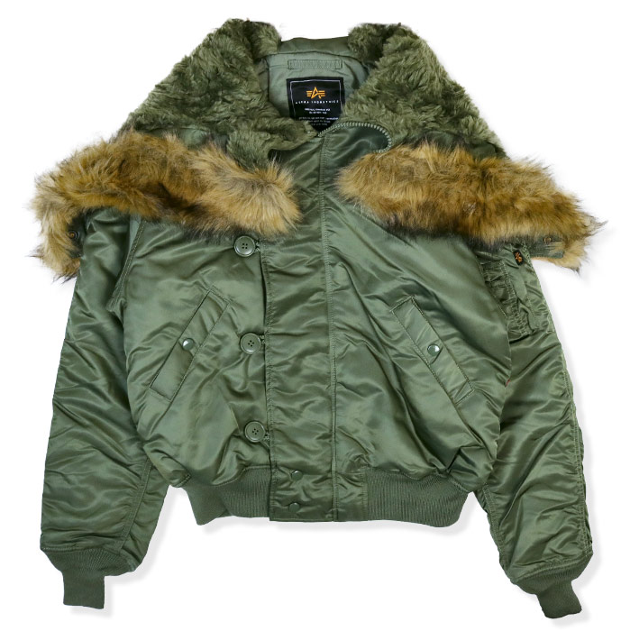 楽天市場】アルファインダストリーズ N-2B ショート ウエスト パーカー