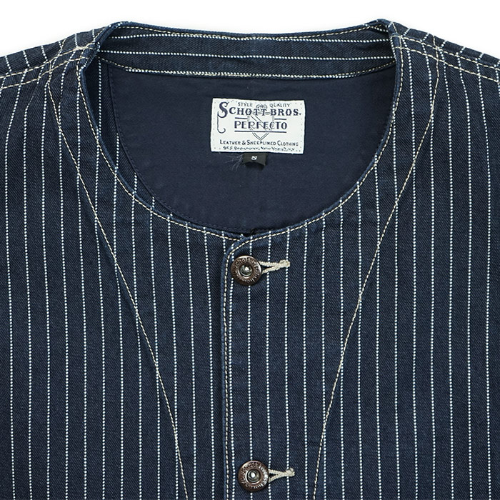 楽天市場】ショット Schott オールド ヒッコリー デニム ベスト OLD