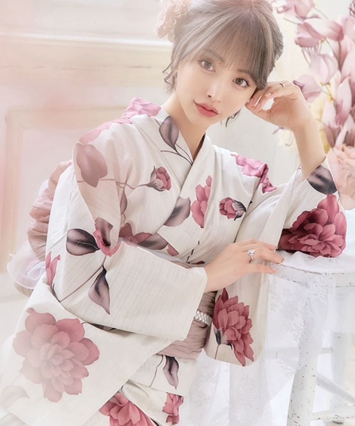 楽天市場】浴衣 レディース 4点set 4点セット ひまわり 向日葵 ダリア