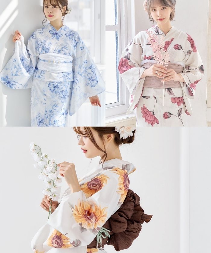 楽天市場】浴衣 レディース 4点set 4点セット ひまわり 向日葵 ダリア