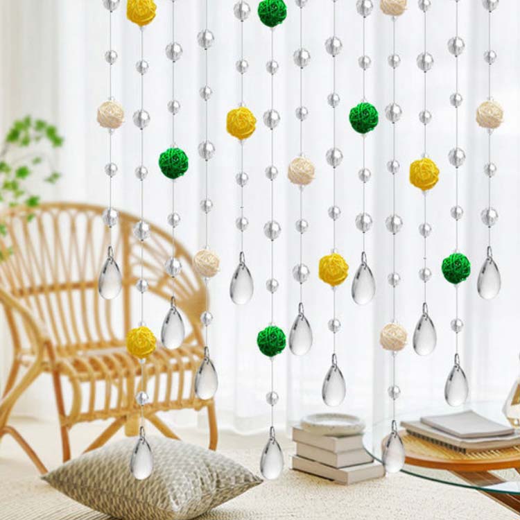 楽天市場】のれん ビーズカーテン 間仕切りカーテン ストリング