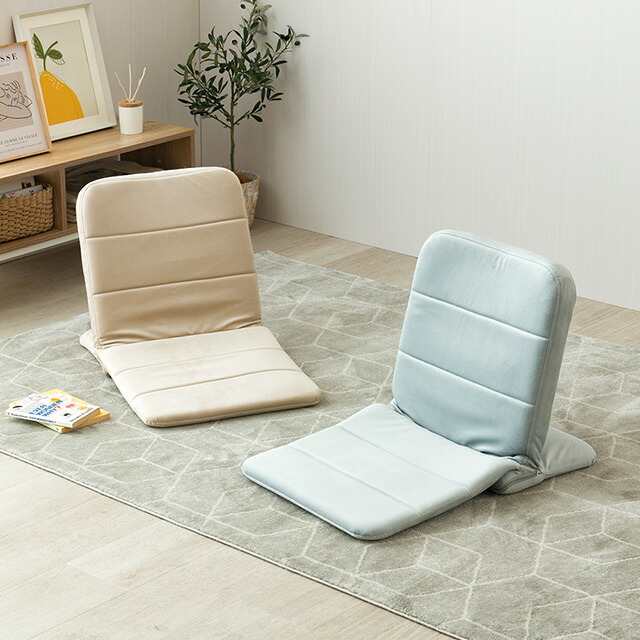 楽天市場】2色展開 座椅子 ベッド 上 背もたれ クッション コンパクト