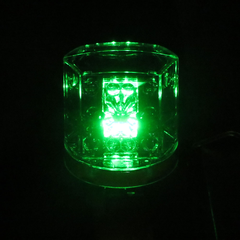 楽天市場】ソーラーフラッシュ点滅灯・幅77mm（点滅・赤/緑）工事灯