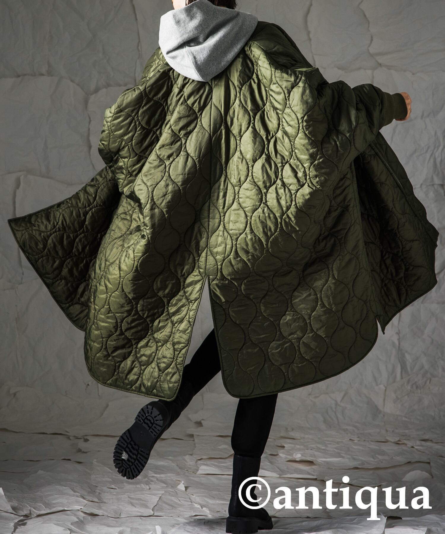 楽天市場】キルティング MA-1ポンチョ レディース アウター 送料無料