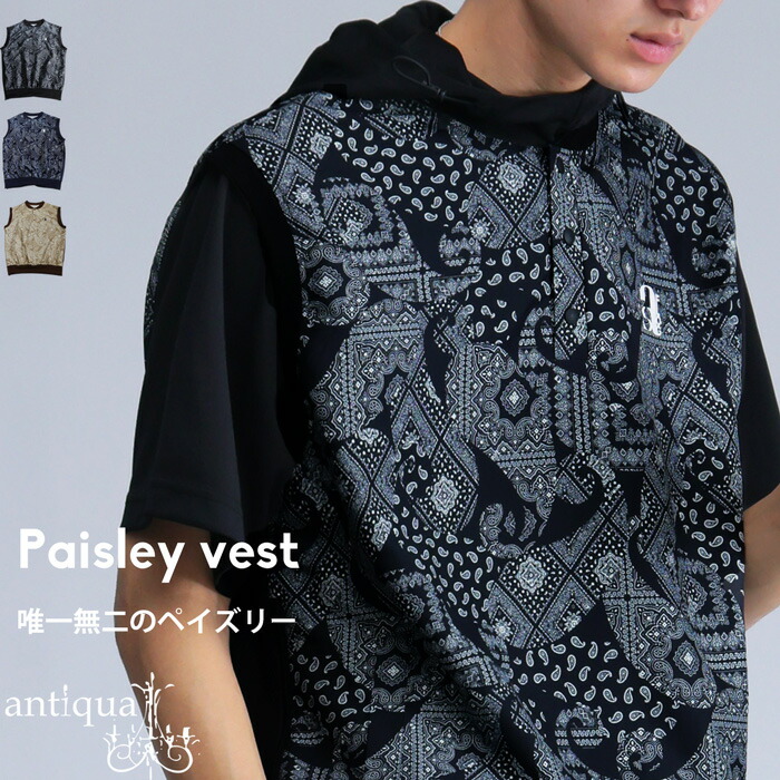 楽天市場】ANTIQUA GOLF×STCH ベスト メンズ 送料無料・(80)メール便可