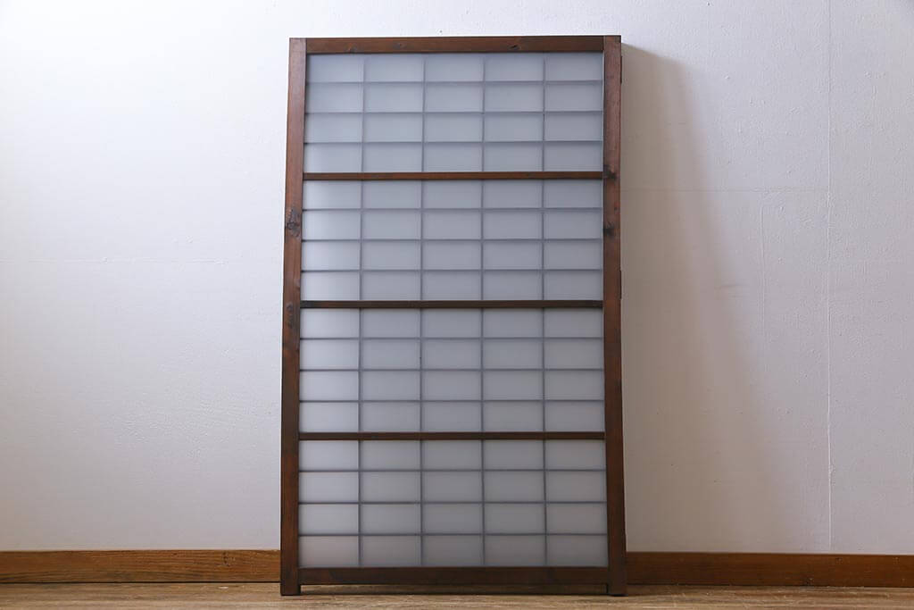 楽天市場】和製アンティーク 昭和初期 衝立 すりガラス入り 古建具