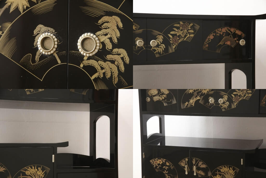 楽天市場】【中古】 美品 ☆事前問合せ必須☆ 飾り棚 輪島塗り 漆 茶棚