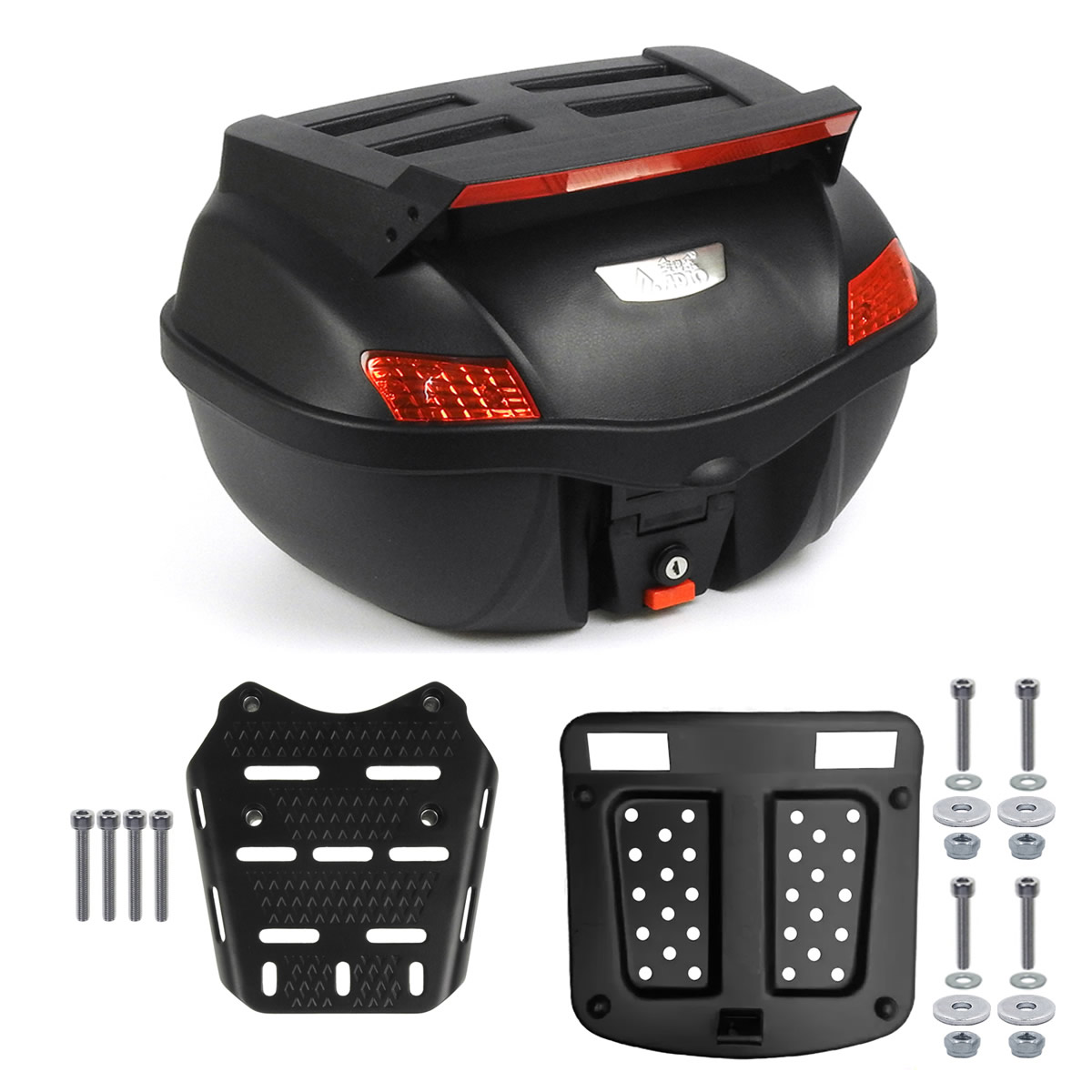 楽天市場】PCX専用 ボックス キャリア セット トップキャリア付 容量