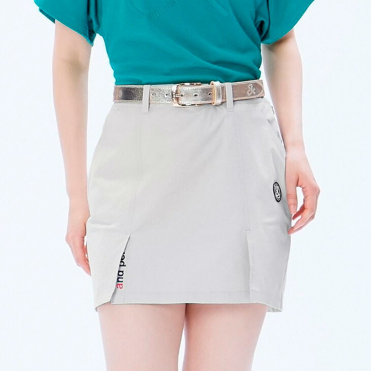 タグ付新品【2023年モデル】and per se ビッグロゴ中綿スカート LL