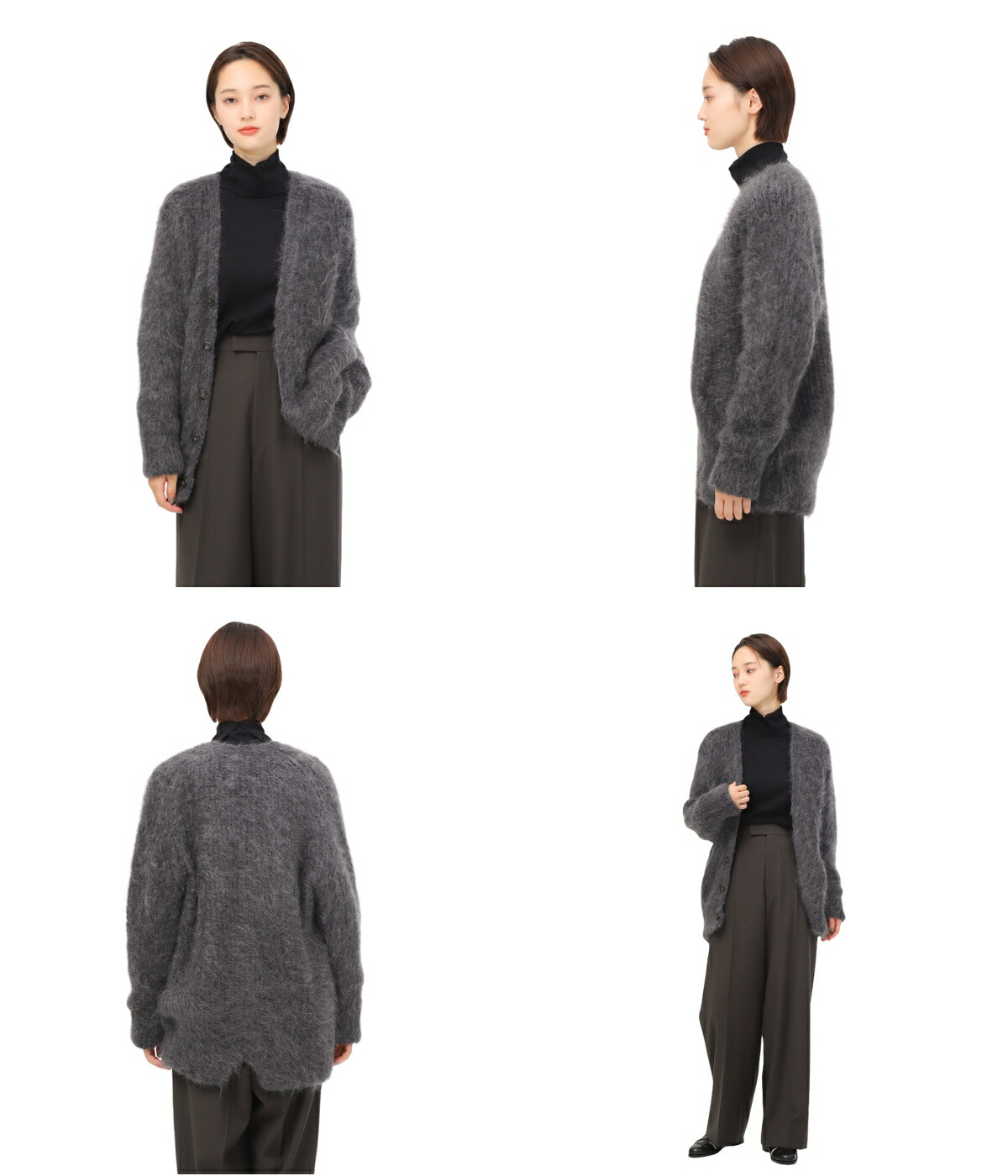 楽天市場】[送料無料]JUN MIKAMI : [レディース]別注 モヘア Vネック