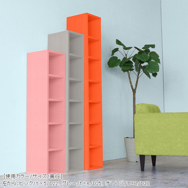楽天市場】本棚 カラーボックス a4 ディスプレイラック 薄型 シェルフ