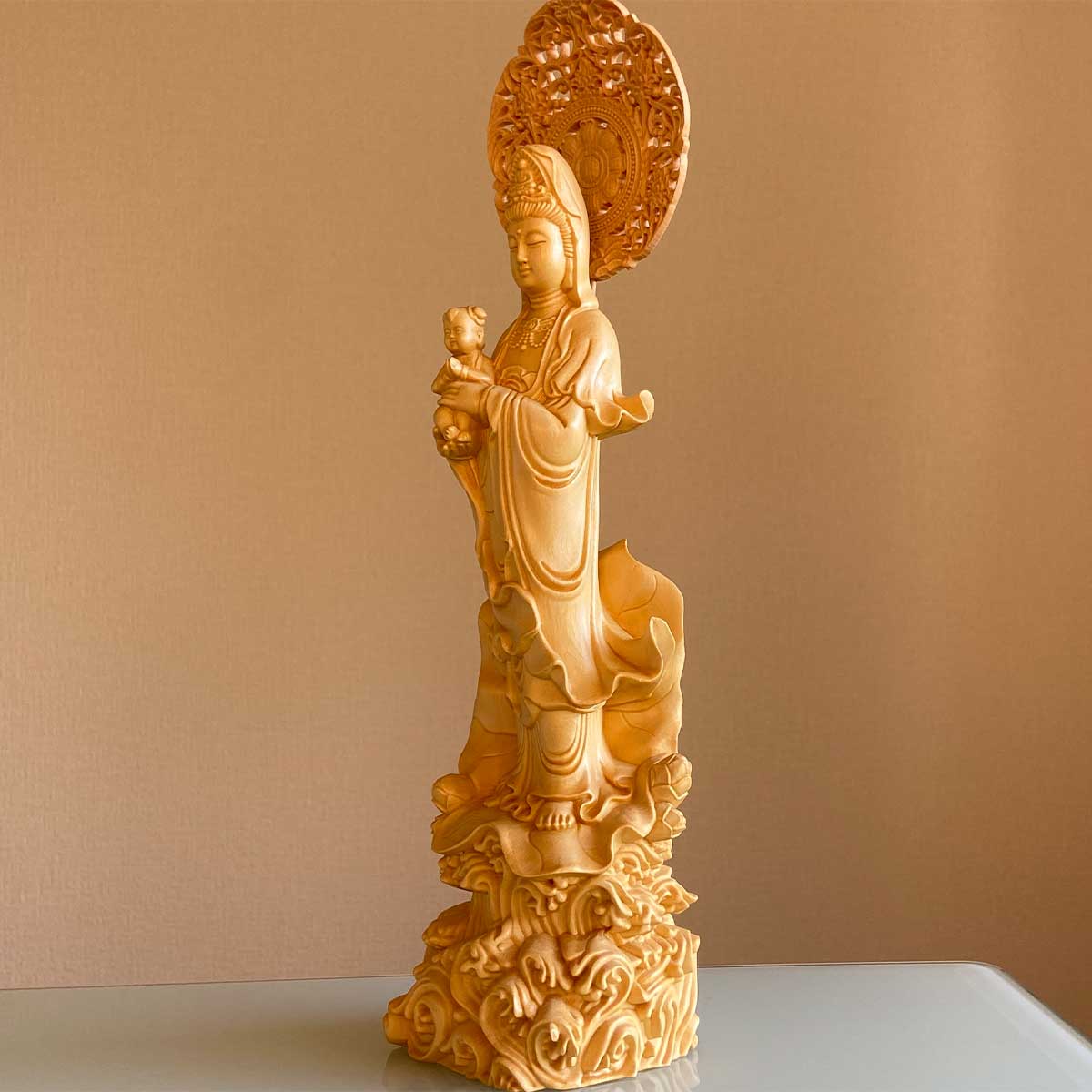 楽天市場】【お買い物マラソン開催中｜最大15%オフ】慈母観音 高さ36cm