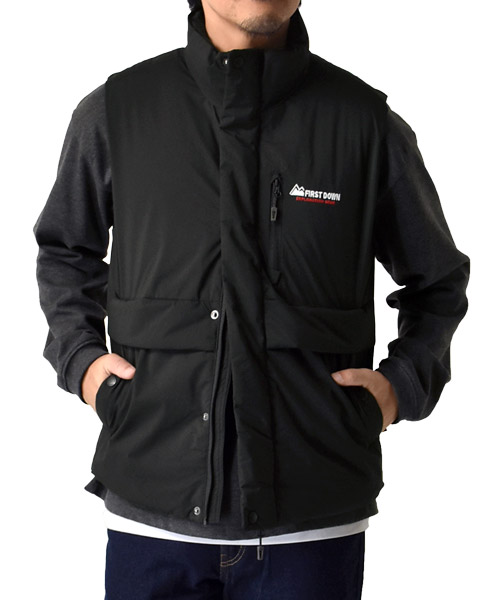 楽天市場】FIRST DOWN EXファーストダウン EX 中わたベスト 超防寒
