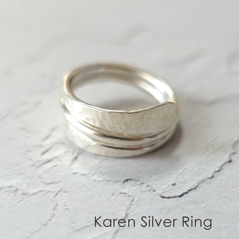 楽天市場】槌目スパイラル カレンシルバーリング レディース メンズ 11