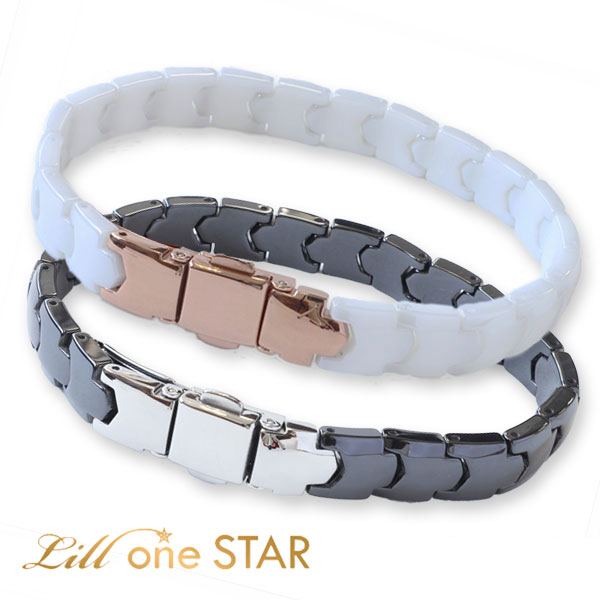 楽天市場】リルワンスター セラミックブレス 健康 ブレスレット