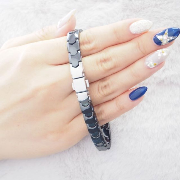 楽天市場】リルワンスター セラミックブレス 健康 ブレスレット