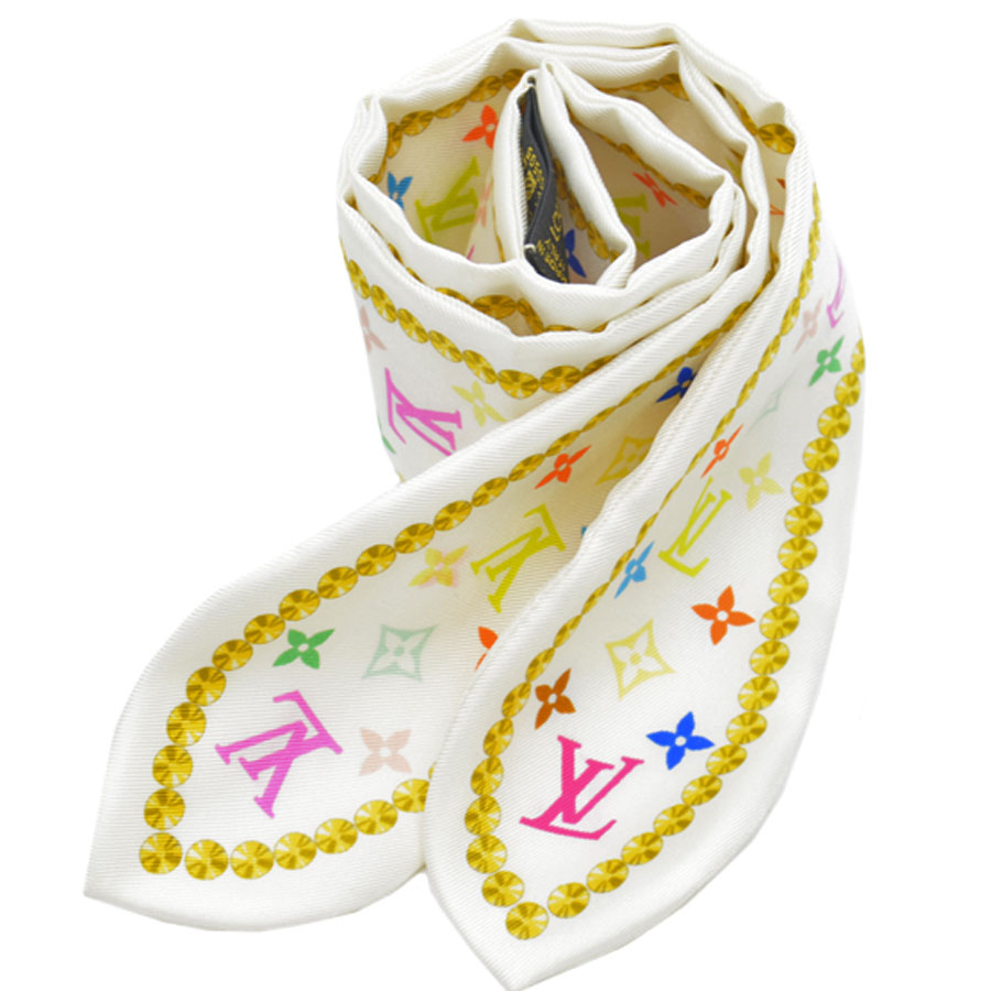 LOUIS VUITTON ルイヴィトンモノグラムシルクスカーフマルチカラー