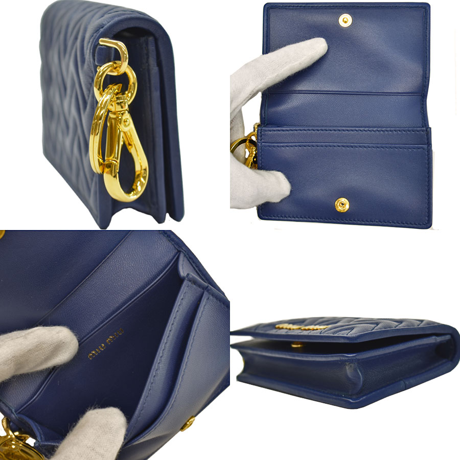 楽天市場】【未使用】【新品】ミュウミュウ MIU MIU カードケース