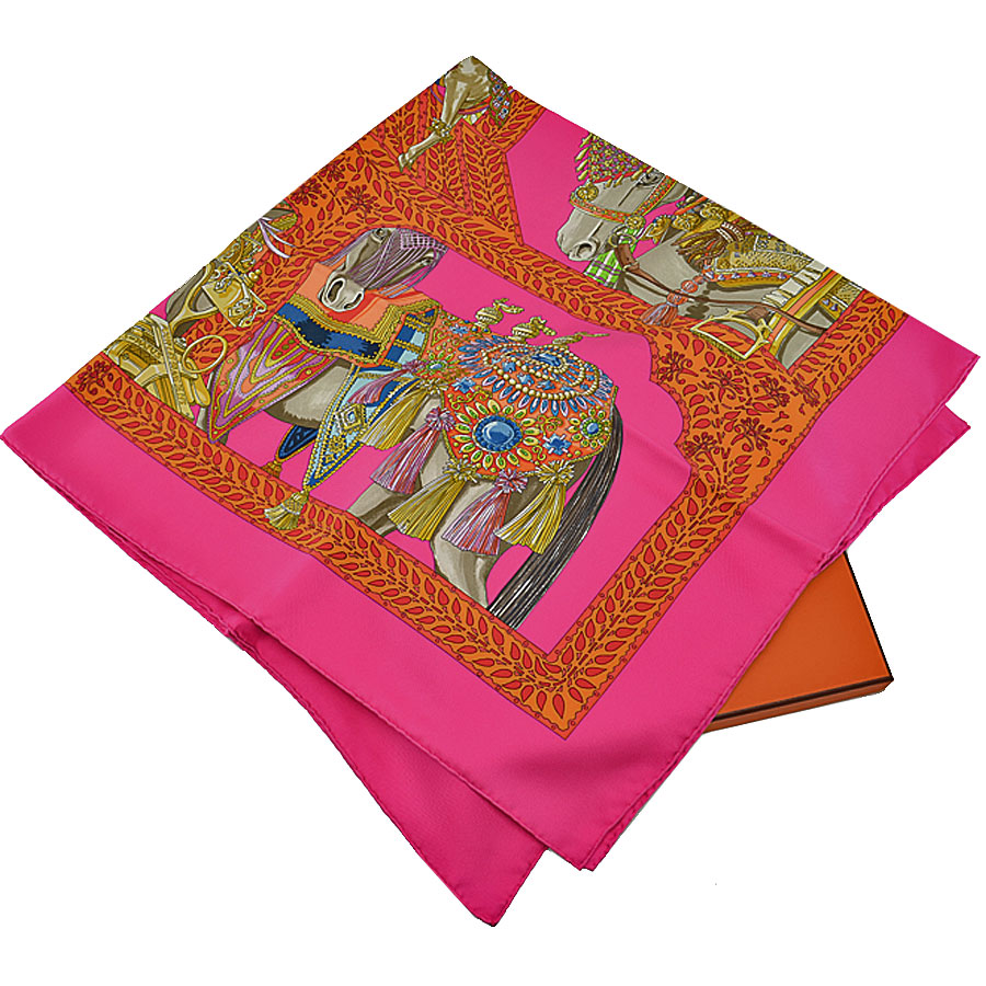 楽天市場】エルメス HERMES スカーフ カレ90 LA DANSE DU CHEVAL