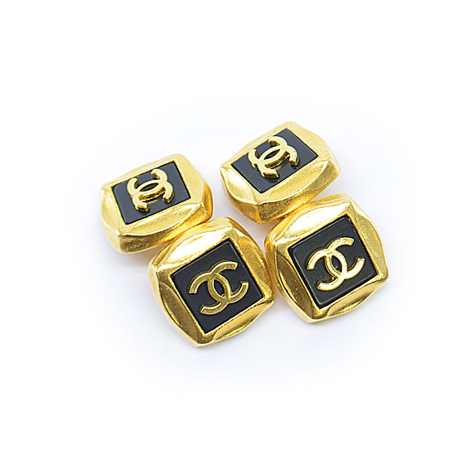 楽天市場】シャネル CHANEL カフスボタン ココマーク ゴールドx