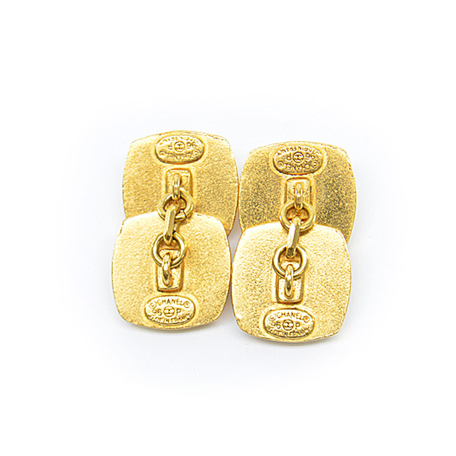 楽天市場】シャネル CHANEL カフスボタン ココマーク ゴールドx