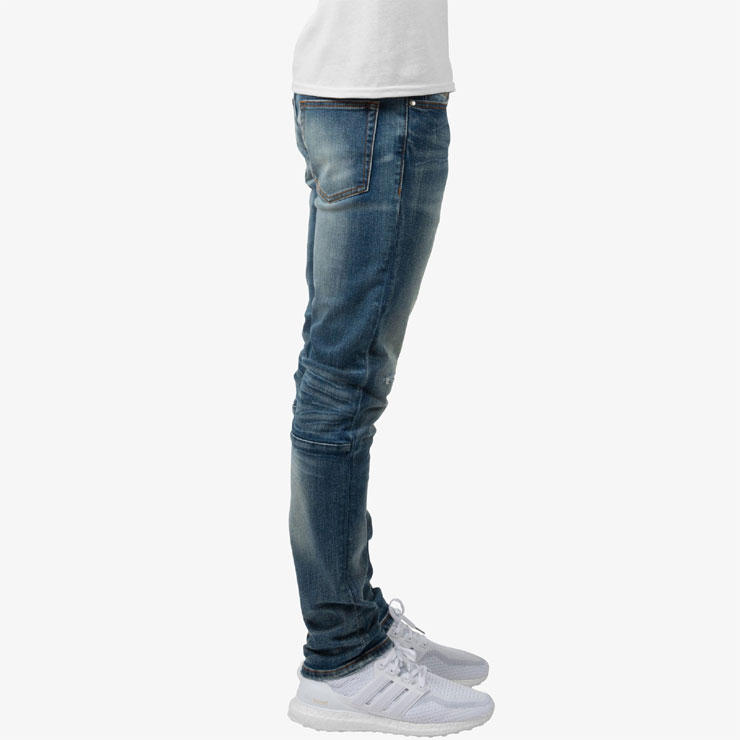 楽天市場】mnml ミニマル M12 STRETCH DENIM BLUE メンズ レディース