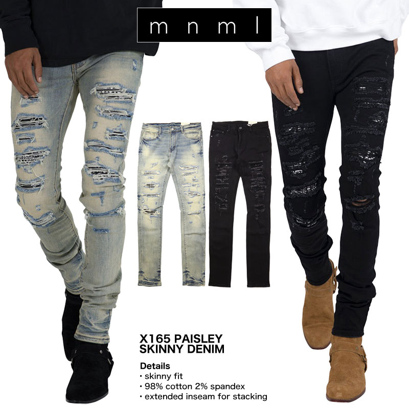 楽天市場】【2/23(月)まで！全品対象15%OFFクーポン】mnml デニム