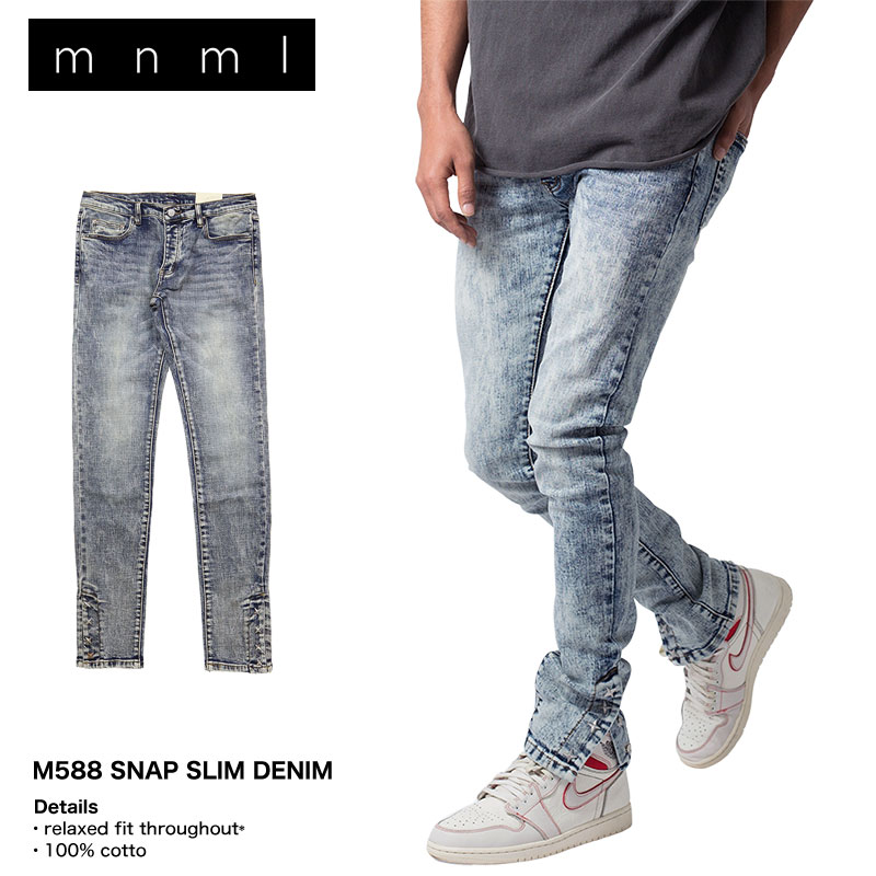 楽天市場】【在庫処分20%OFF】mnml デニムパンツ ミニマル スキニー