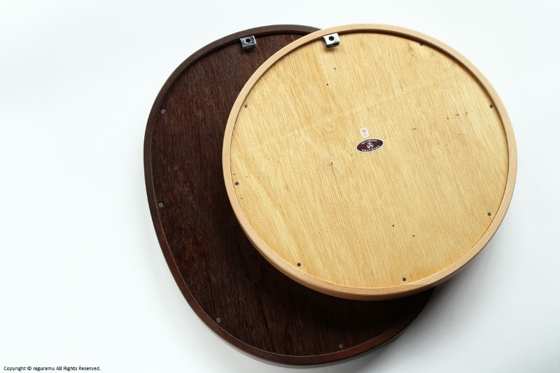 楽天市場】曲木鏡（ウォールミラー） 小判型, 小 / 木地色【鏡以外との