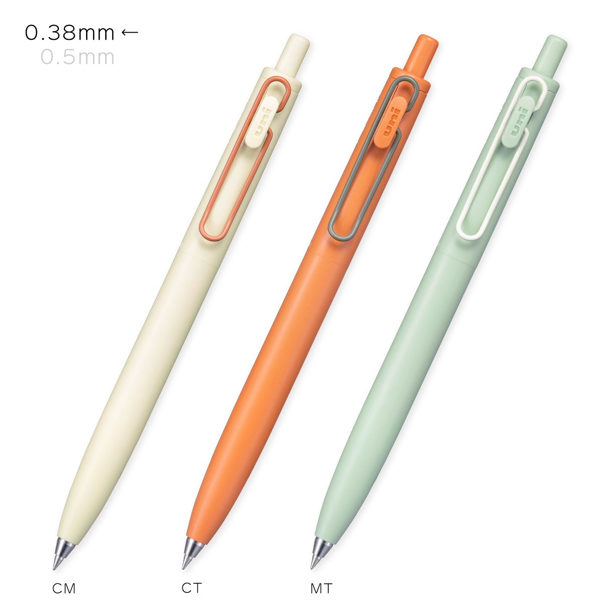 楽天市場】三菱鉛筆 ゲルインクボールペン 0.38mm ユニボールワンF