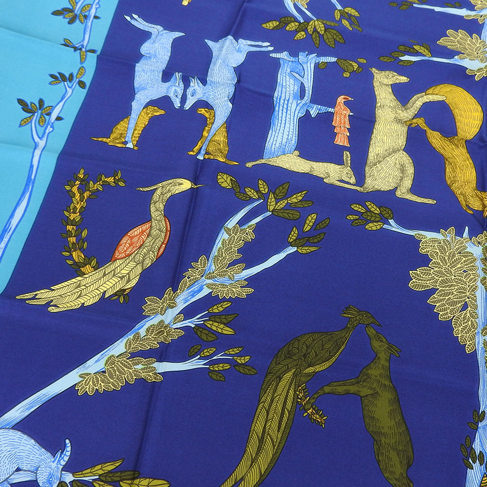 楽天市場】【中古】エルメス スカーフ カレ90 シルク100％ 大判