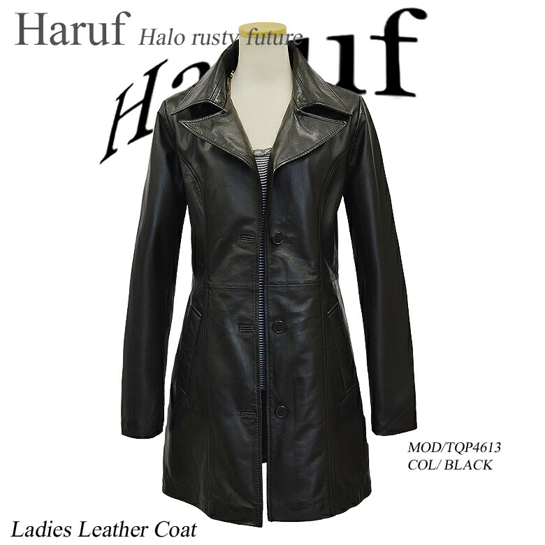 楽天市場】本革 ラムレザー チェスターコート レザーコート レディース