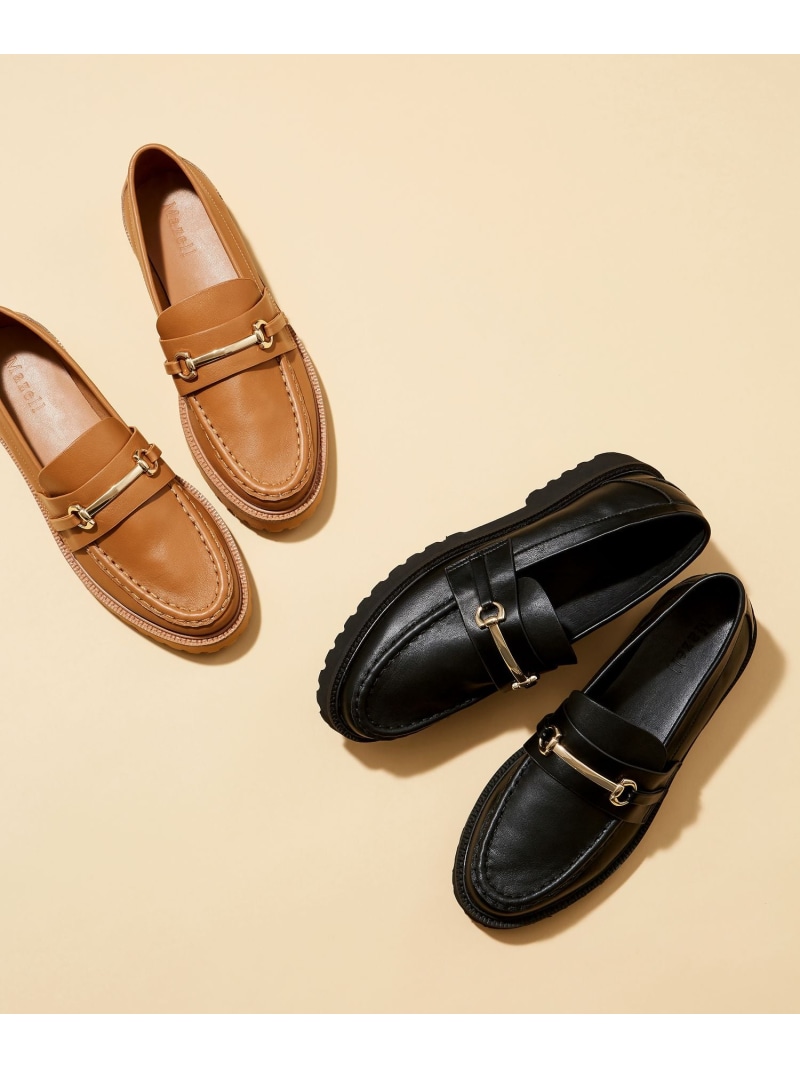 楽天市場】【Mazell】トラックソールビットローファー Mazell バン