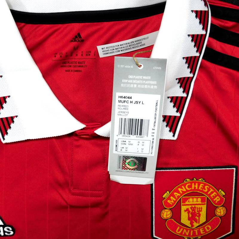 珍品 マンチェスター・ユナイテッド2000-02シーズン長袖ホーム