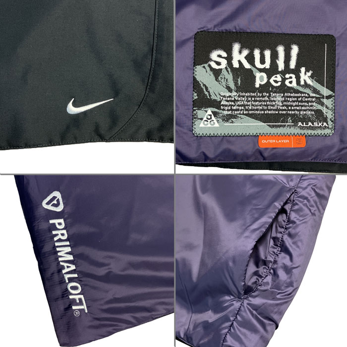 楽天市場】ナイキ ACG プリマロフト スカルピーク リバーシブル ベスト