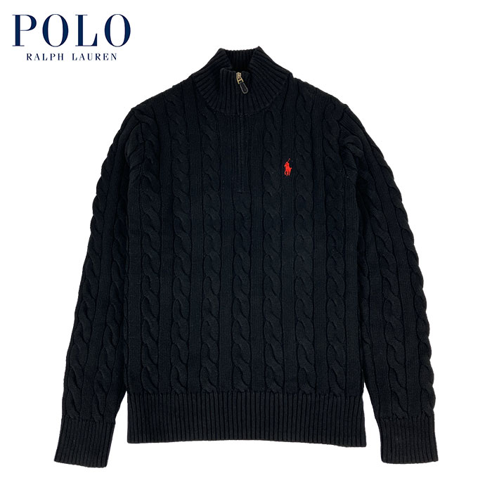 楽天市場】ラルフローレン POLO Ralph Lauren ケーブル ハーフジップ