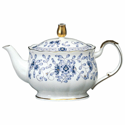 楽天市場】ナルミボーンチャイナ ミラノ ティーポット 790cc : ベルセーブ