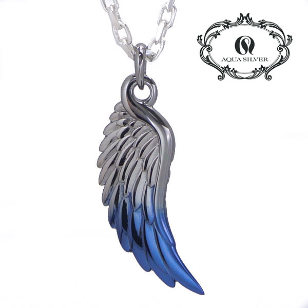 AQUA SILVER シルバー925 波 トライバル バイカー SV925 AQUA SILVER