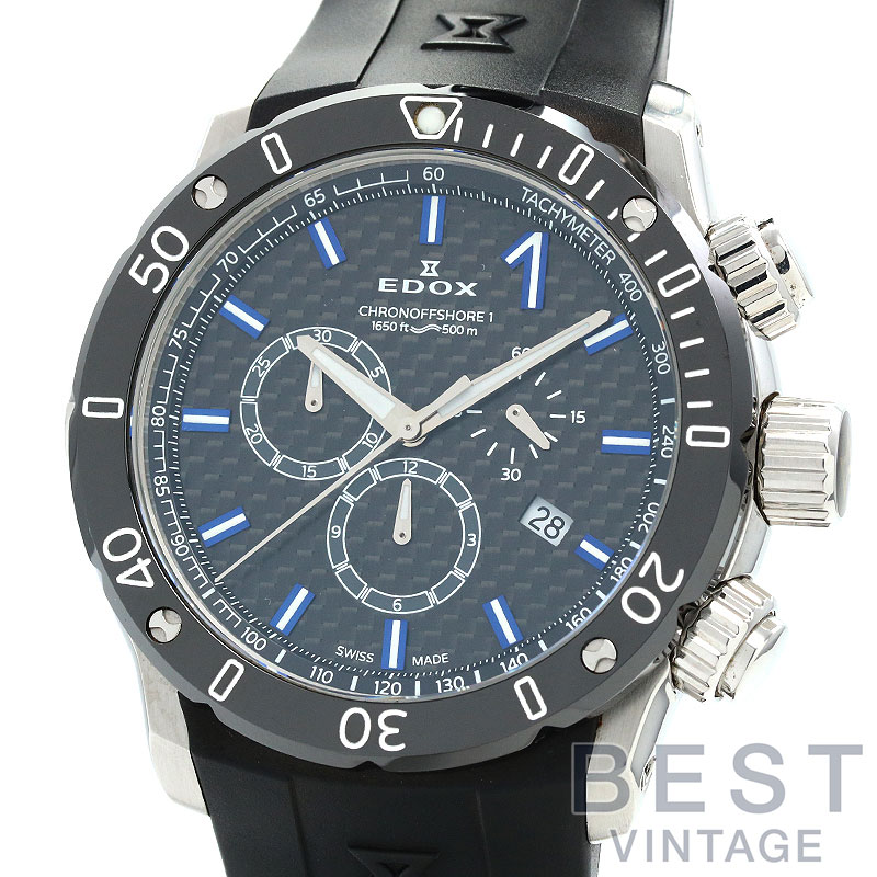 楽天市場】エドックス 【EDOX 】 クロノオフショア1 10221-3-NIBU2