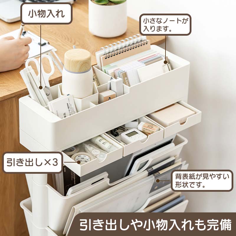 楽天市場】【楽天ランキング1位】マガジンラック 6段式 スリム ワゴン